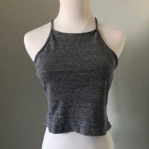 Brandy Melville Gray Crop Tank